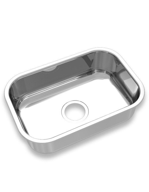 Cuba Simples Retangular X Mekal Cs Extra Aco Inox